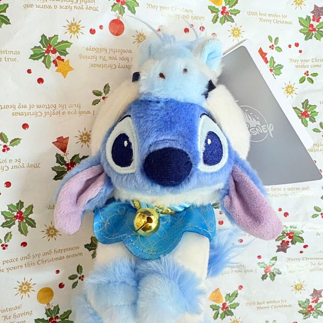 スティッチ　ぬいぐるみキーチェーン　午年 干支 うま　ディズニーストア