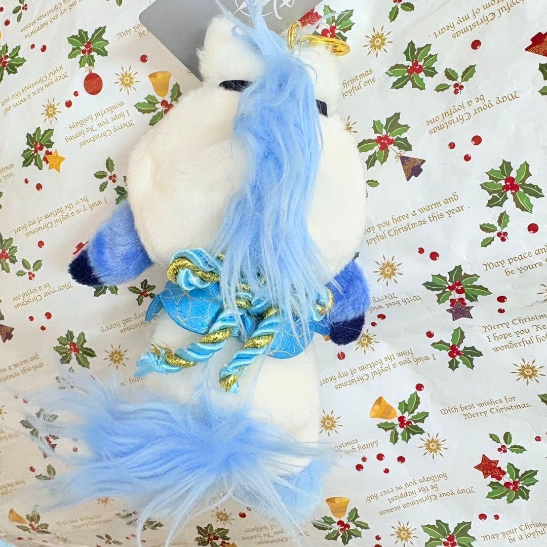 スティッチ　ぬいぐるみキーチェーン　午年 干支 うま　ディズニーストア