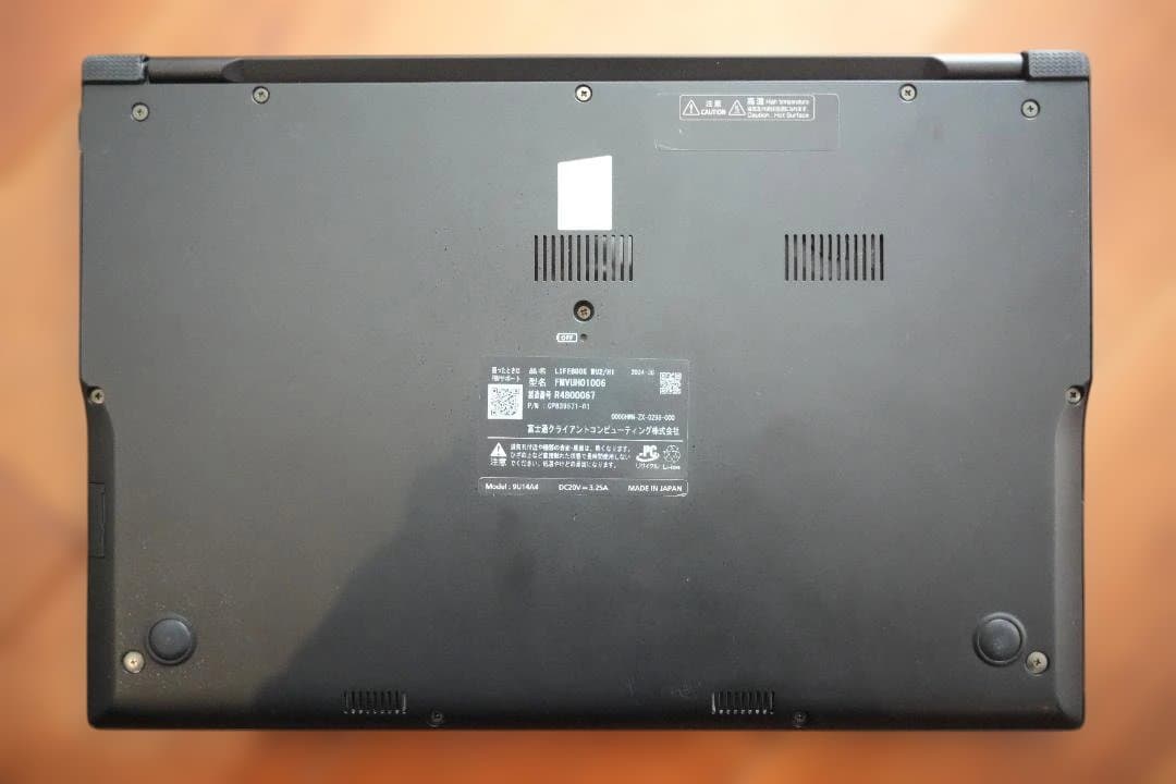 LIFEBOOK WU2/H1 i7-1360P/32GB/256GB/5G対応