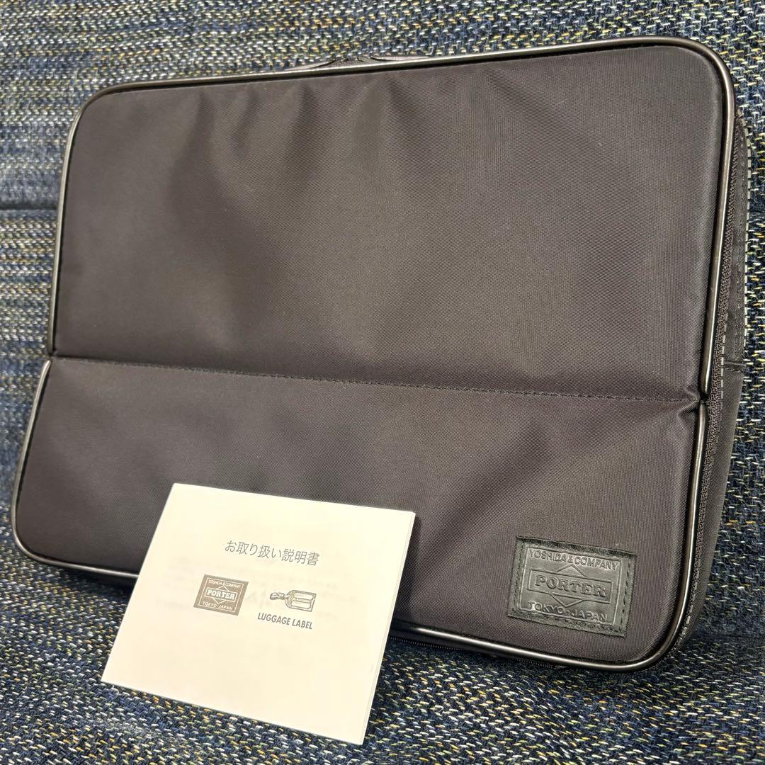 【美品】PORTER OPTION ポーター タブレットケース iPadケース