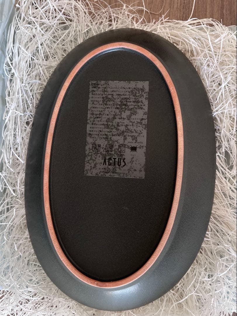 【2枚セット】ACTUS ALL IN ONE オーバルプレート 2枚セット