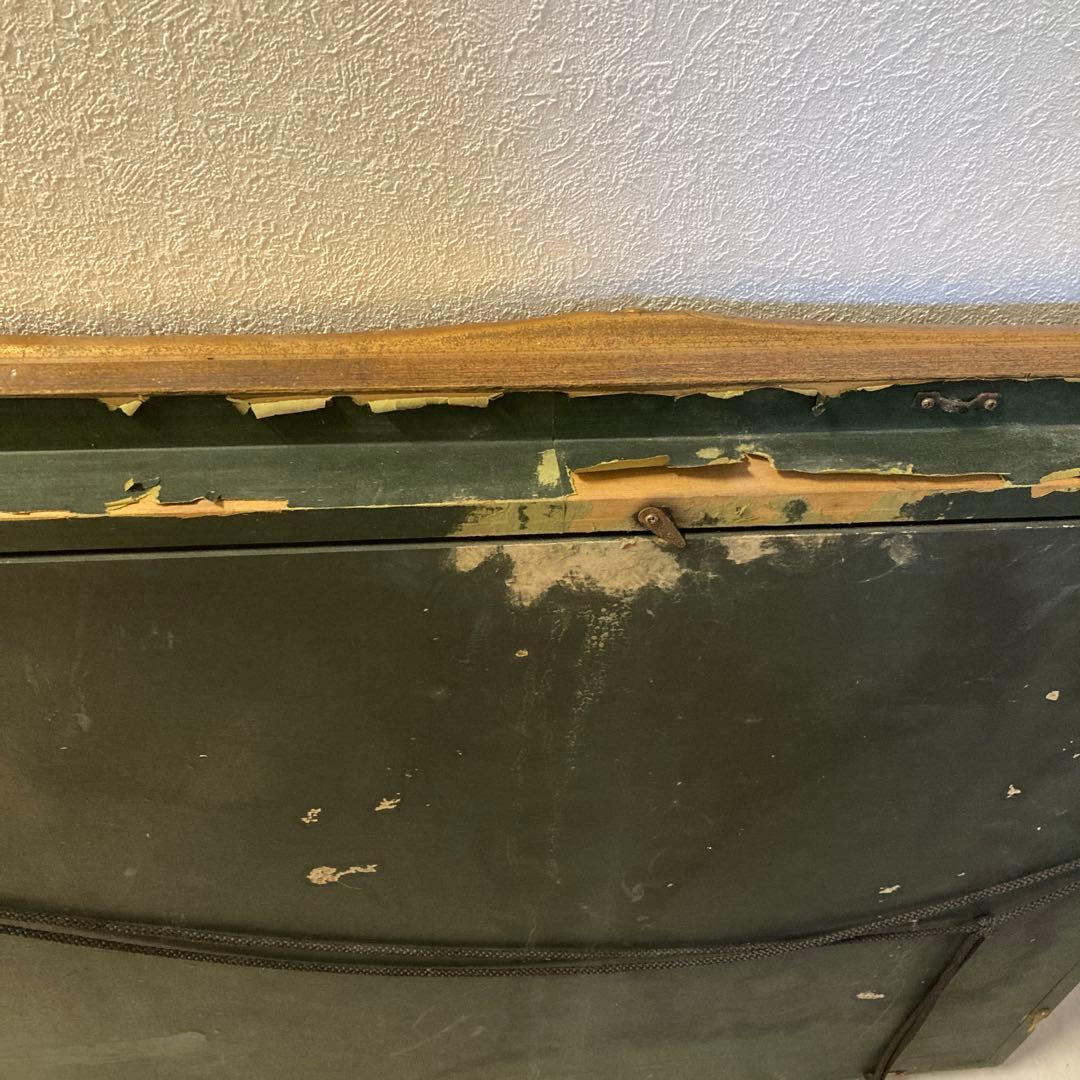 送料込 大正池アンティーク額縁 絵画込 額縁Ｆ１０サイズ