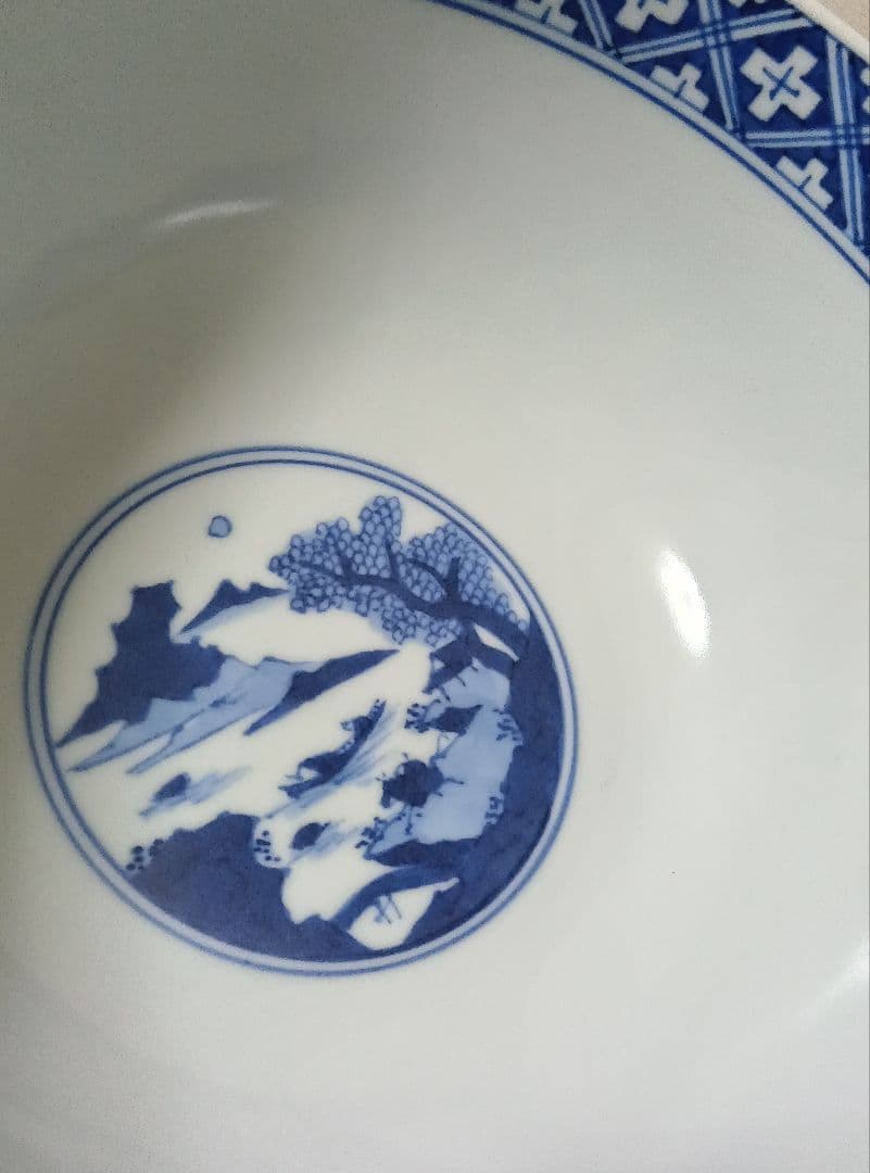 叶 松谷造 　金襴手 共箱 　菓子鉢