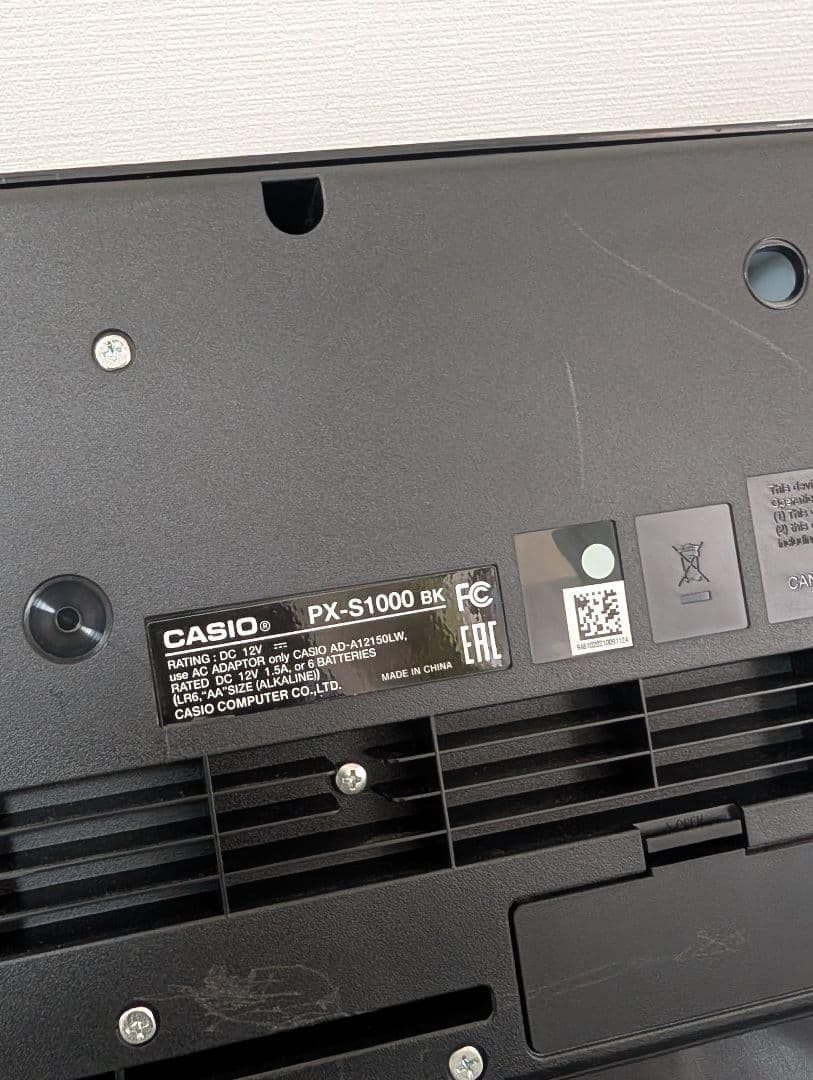 CASIO 電子ピアノ カシオPX-S1000 2021年製 ケース　現状品