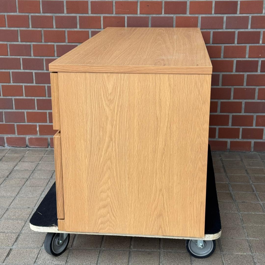 ☆☆超美品　無印良品　木製AVラック　幅110cm　テレビボード　テレビ台