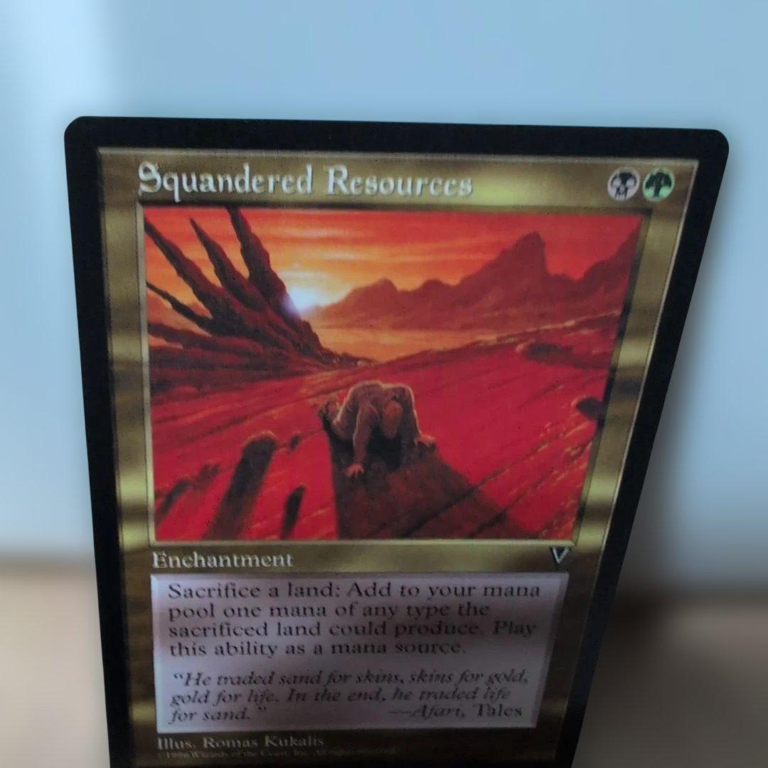 MTG 資源の浪費/Squandered Resources 英語 VIS