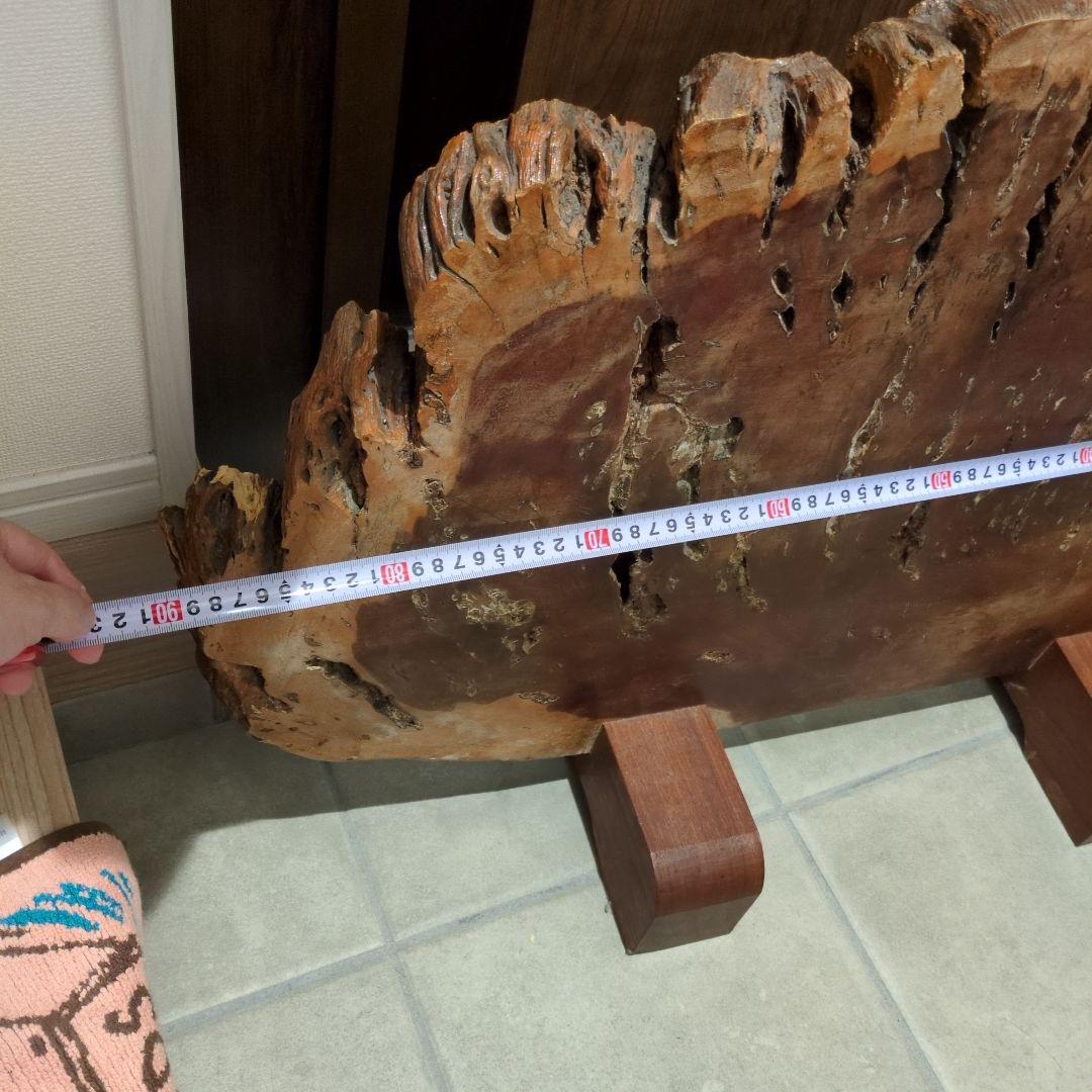 【希少】アンティーク　一枚板　衝立　オブジェ