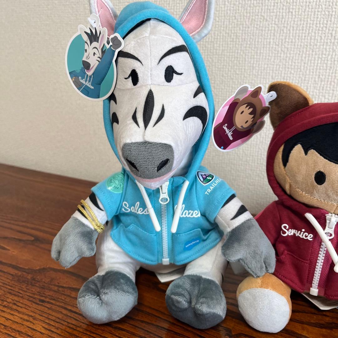 Salesforce 2点 ぬいぐるみ セールスフォース Astro Zig