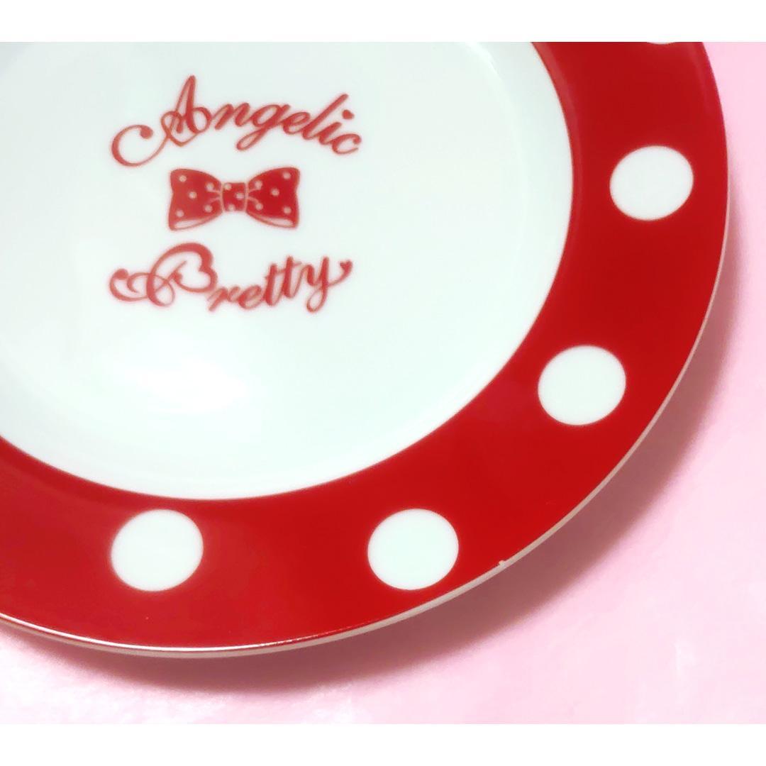 Angelic Pretty お皿&未使用 カトラリーセット 3種 赤ドット柄
