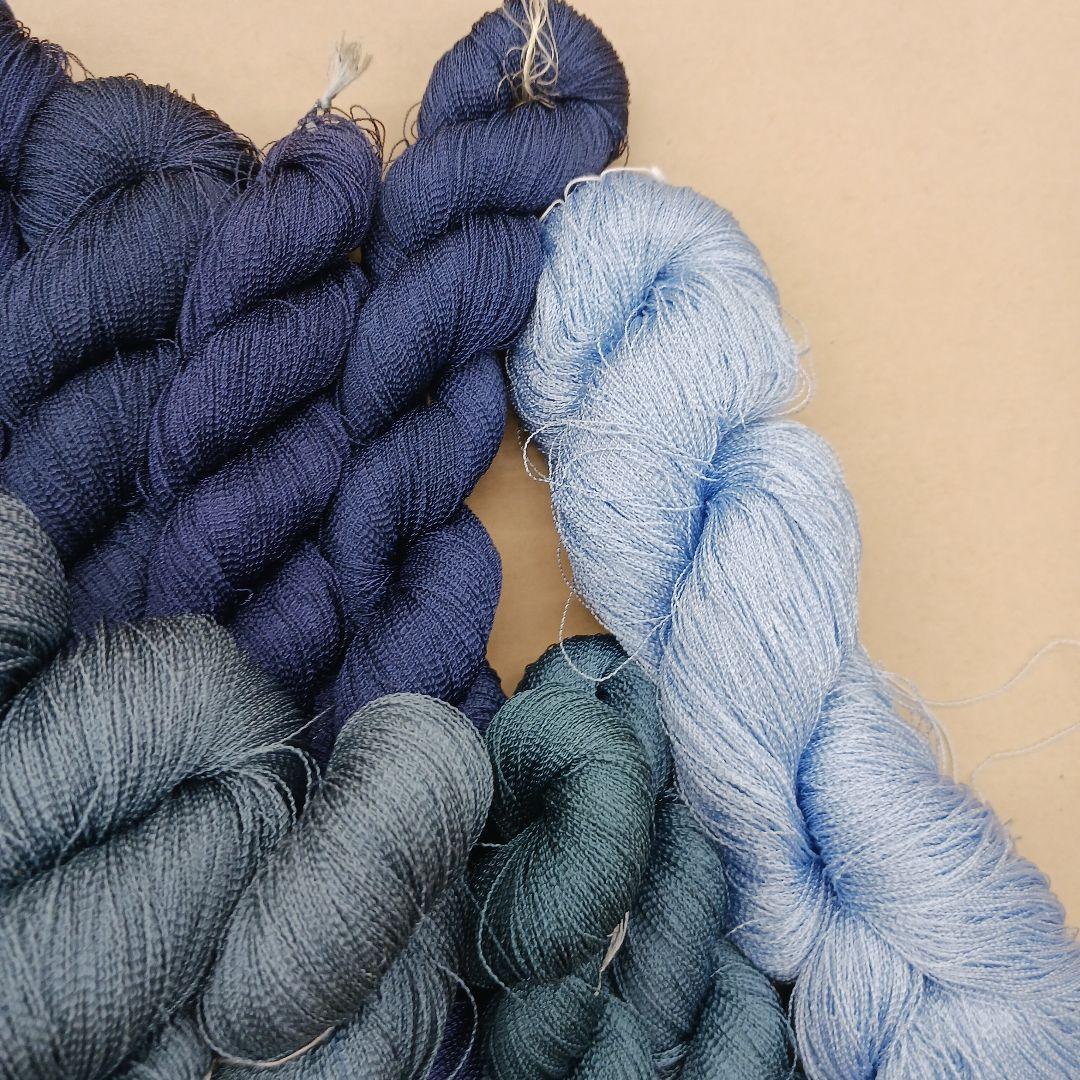 織物、組み紐、刺繍手芸用絹糸カベ糸