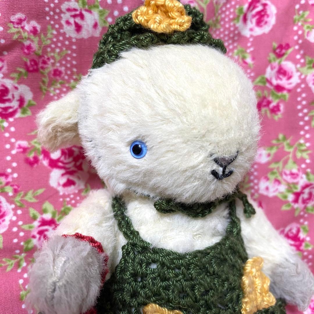 kamo加茂美智子　作家ぬいぐるみ　作家テディベア　ひつじ