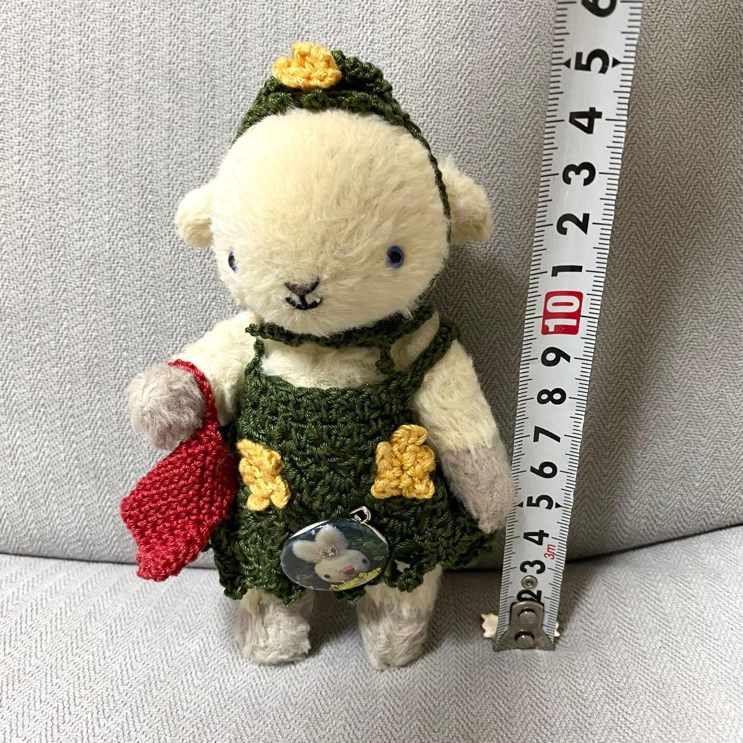 kamo加茂美智子　作家ぬいぐるみ　作家テディベア　ひつじ