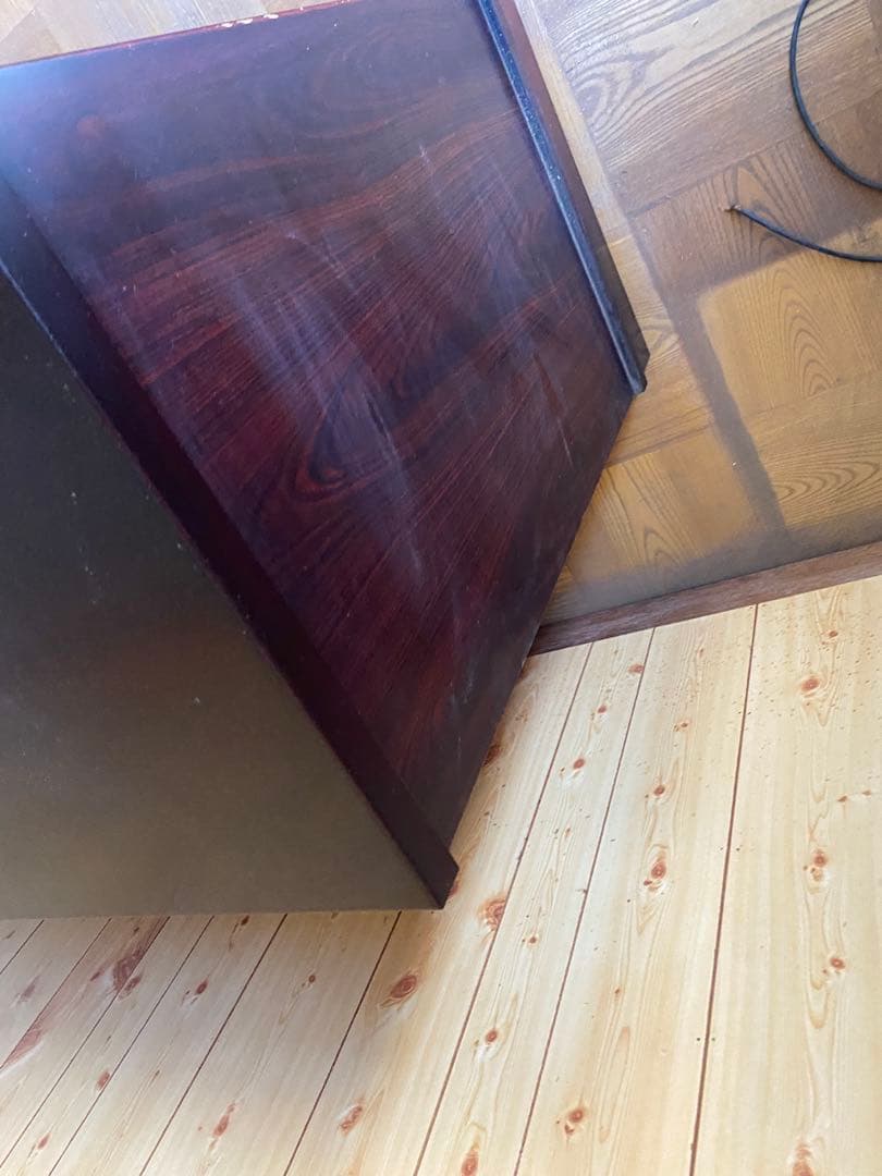 TAKEDOMI サイドボード ローボード木製ガラス扉幅190cm和モダン食器棚