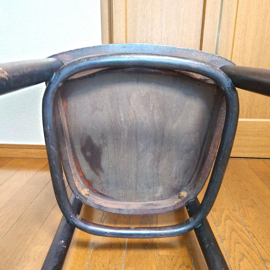 154状態良好】英国製　アンティーク　ベントウッドチェア　　クロコ　クロコダイル