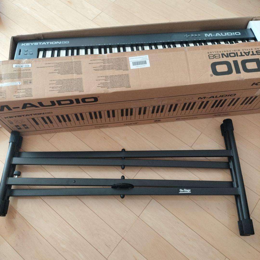 M-AUDIO Keystation 88 本体とキーボード台のセット