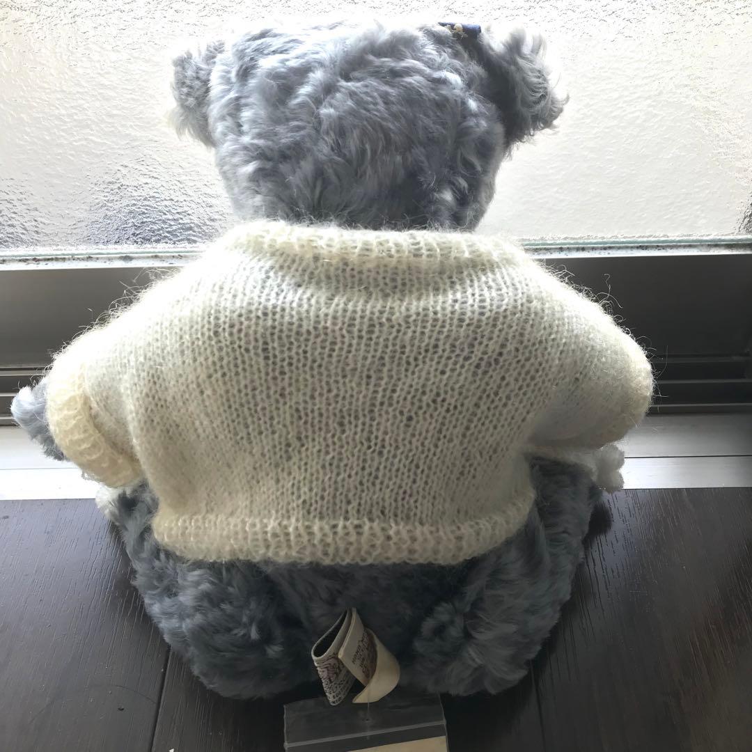 テディベア　アンティークベア　海外作家さま　レア　希少　グレー　イギリス　モヘア