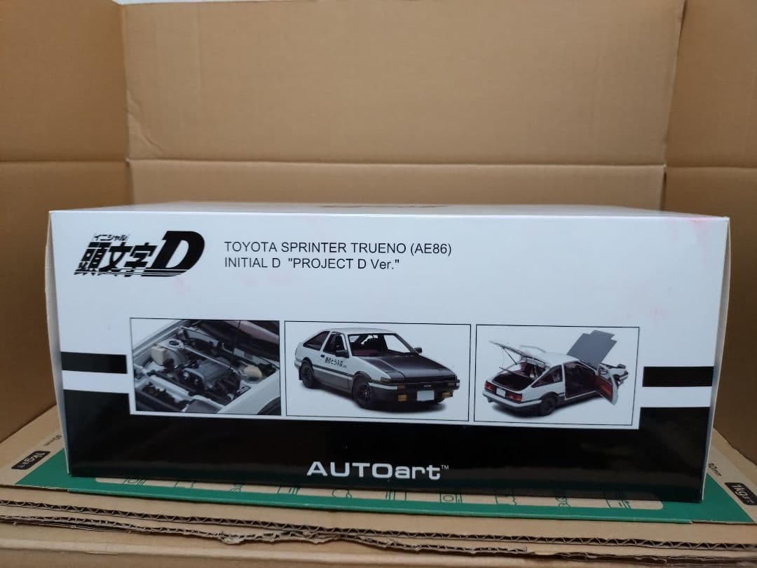 オートアート AE86トレノ 頭文字D カスタム品 1/18