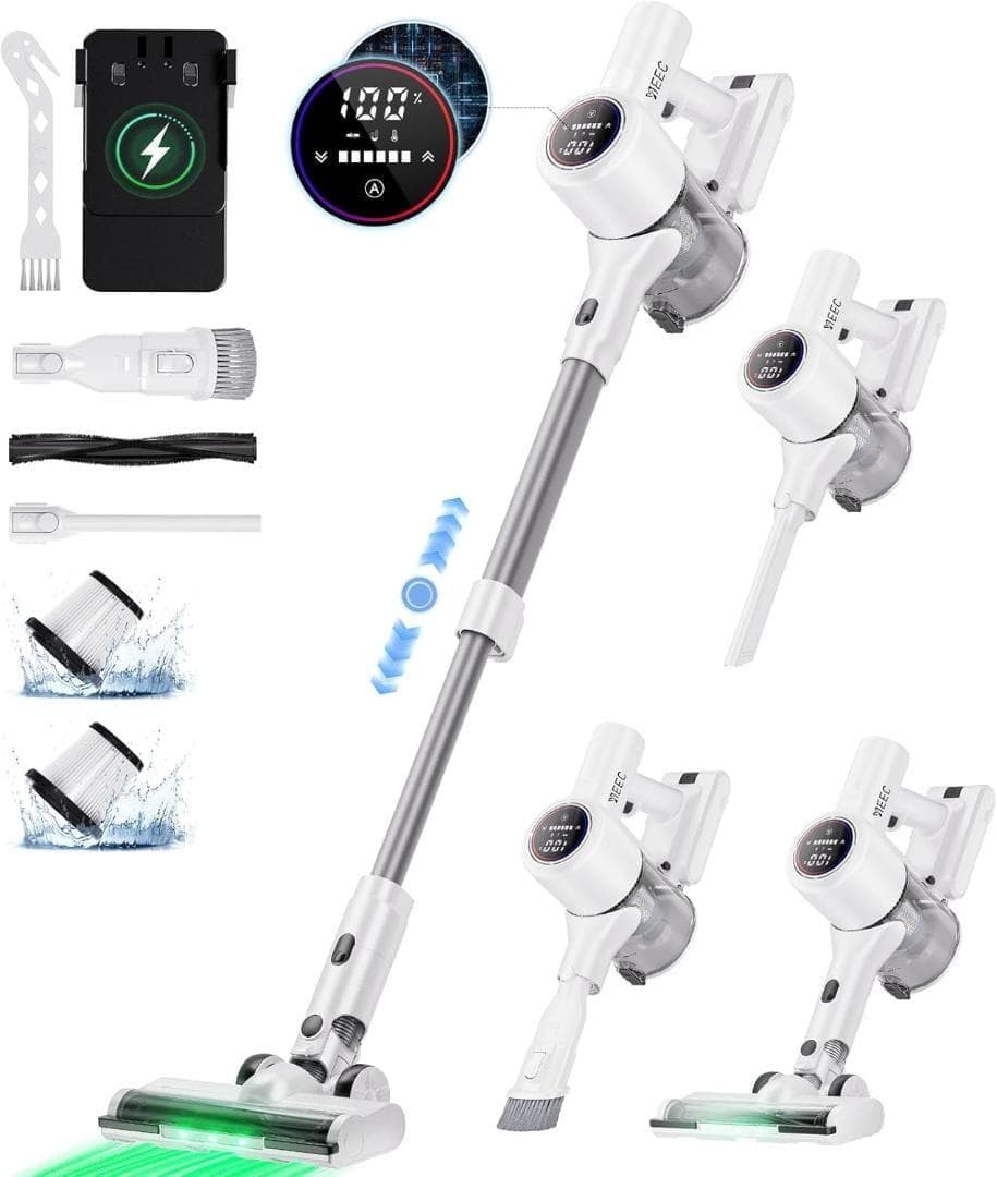 コードレス掃除機 軽量 サイクロン 3段吸引力 【新品・未使用・未開封】