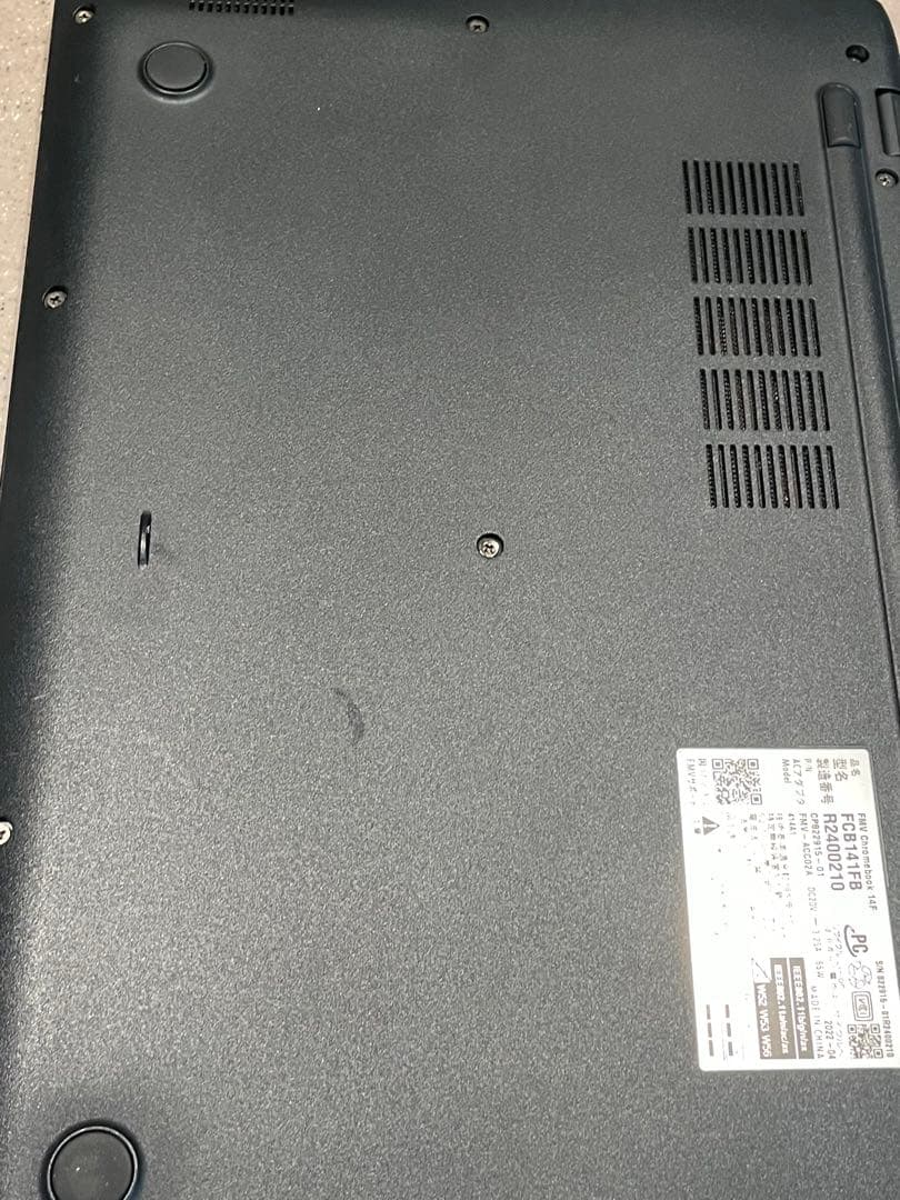 Chromebook本体 FMV Chromebook 14F celeron 6305 8GB 64GB