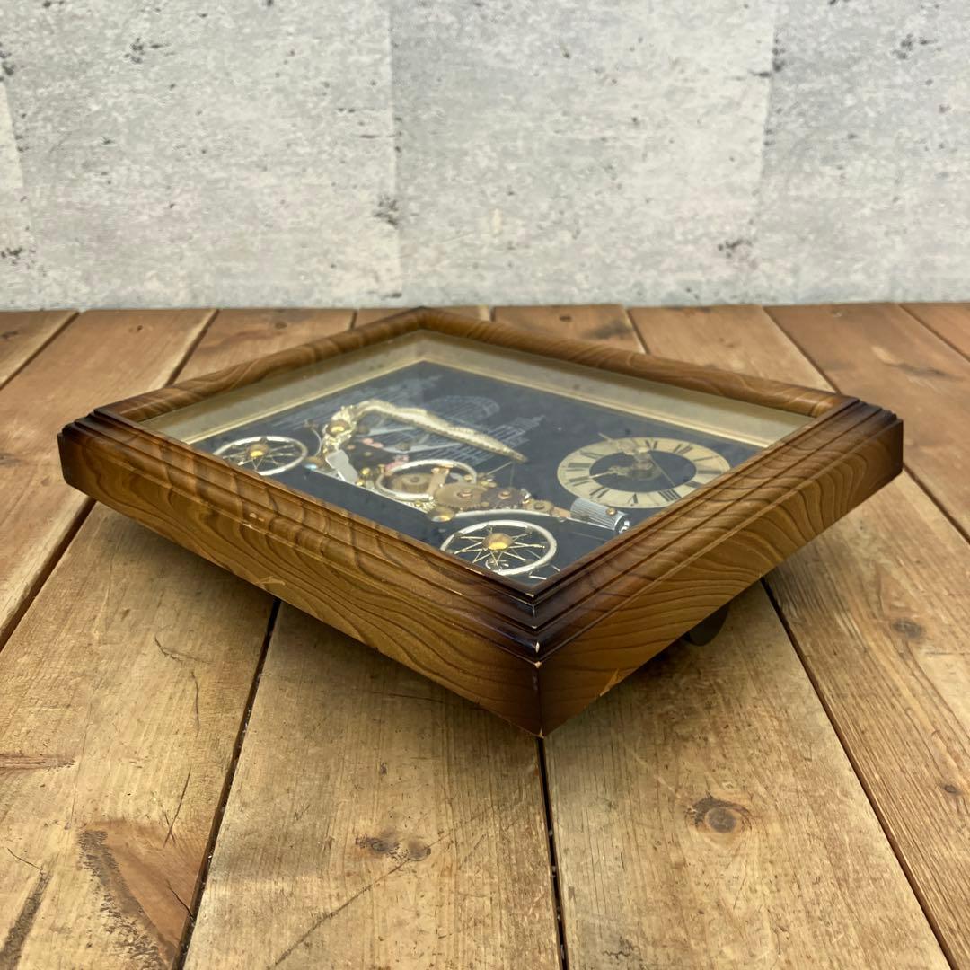 アンティーク シチズン ロールスロイス 1910クラシックカー 廃材 置時計