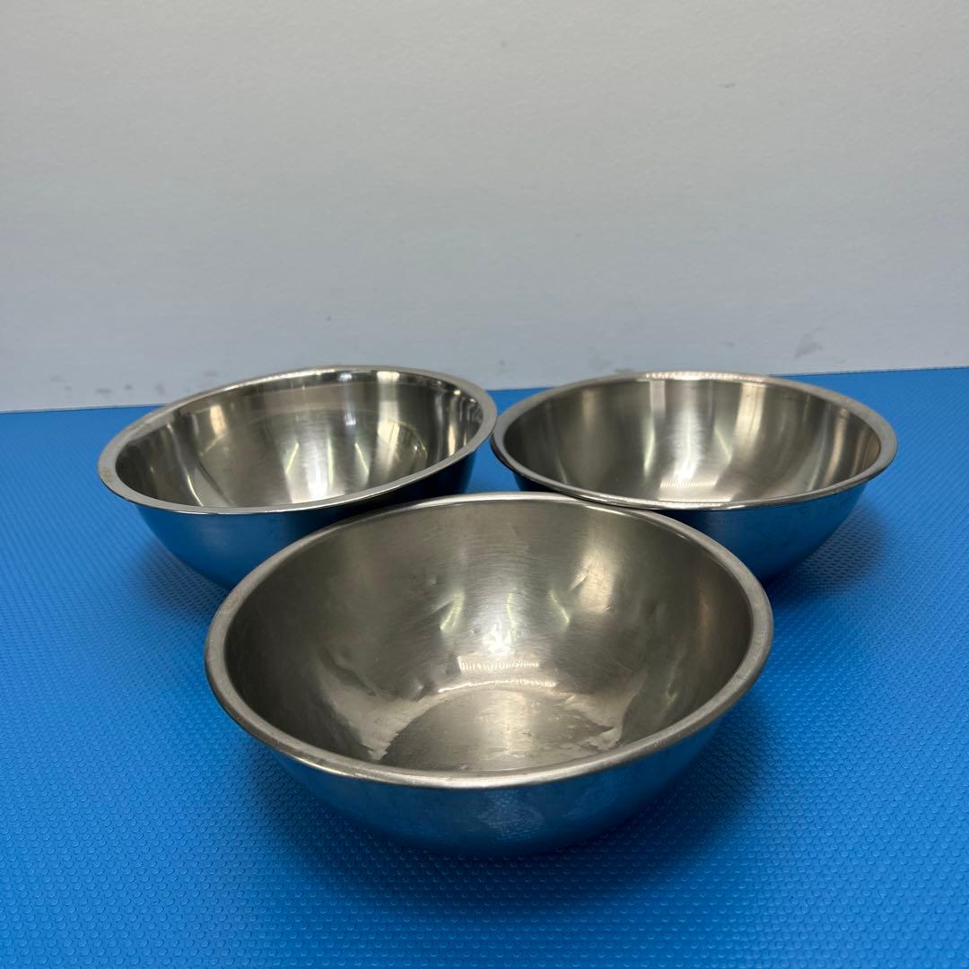 調理用ボウル11個セット　ステンレス　業務用　おまけザル2個付き