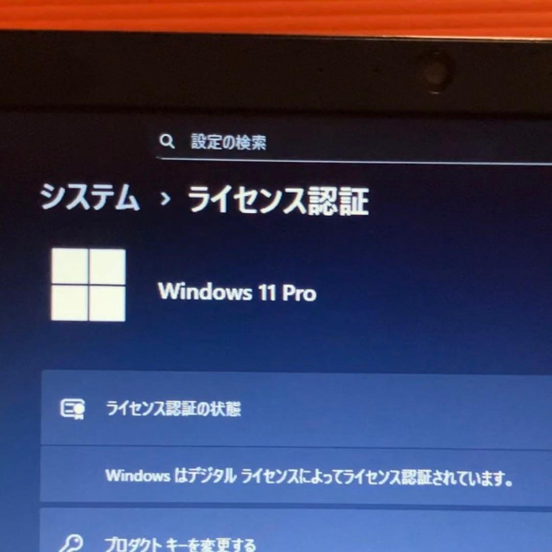 東芝Windows11ノートパソコンcore i5薄型Office付きSSD本体