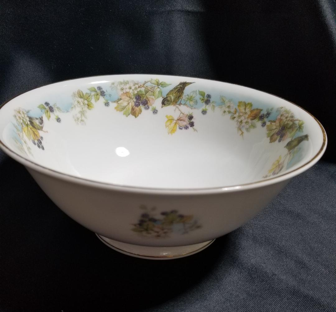1912年(明治45)　オールドノリタケ　鳥と木の実　フルーツ盛り