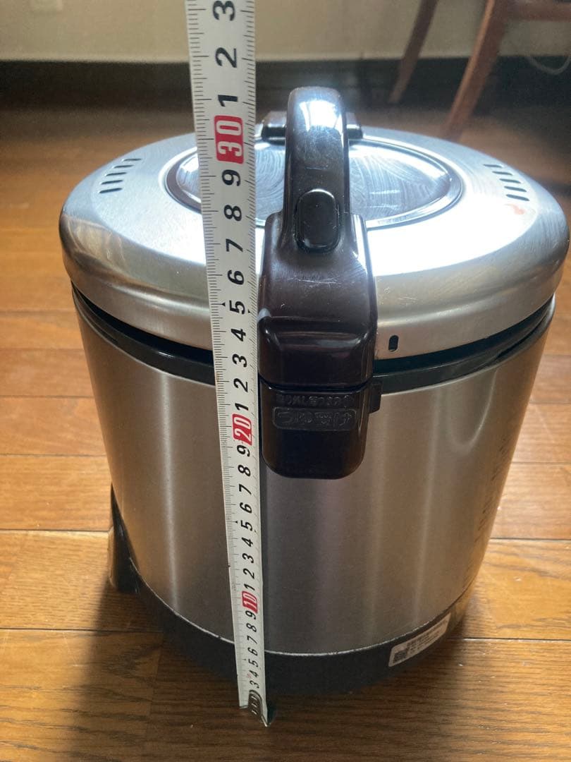 【リンナイ】ガス炊飯器 ステンレス デジタル　タイマー