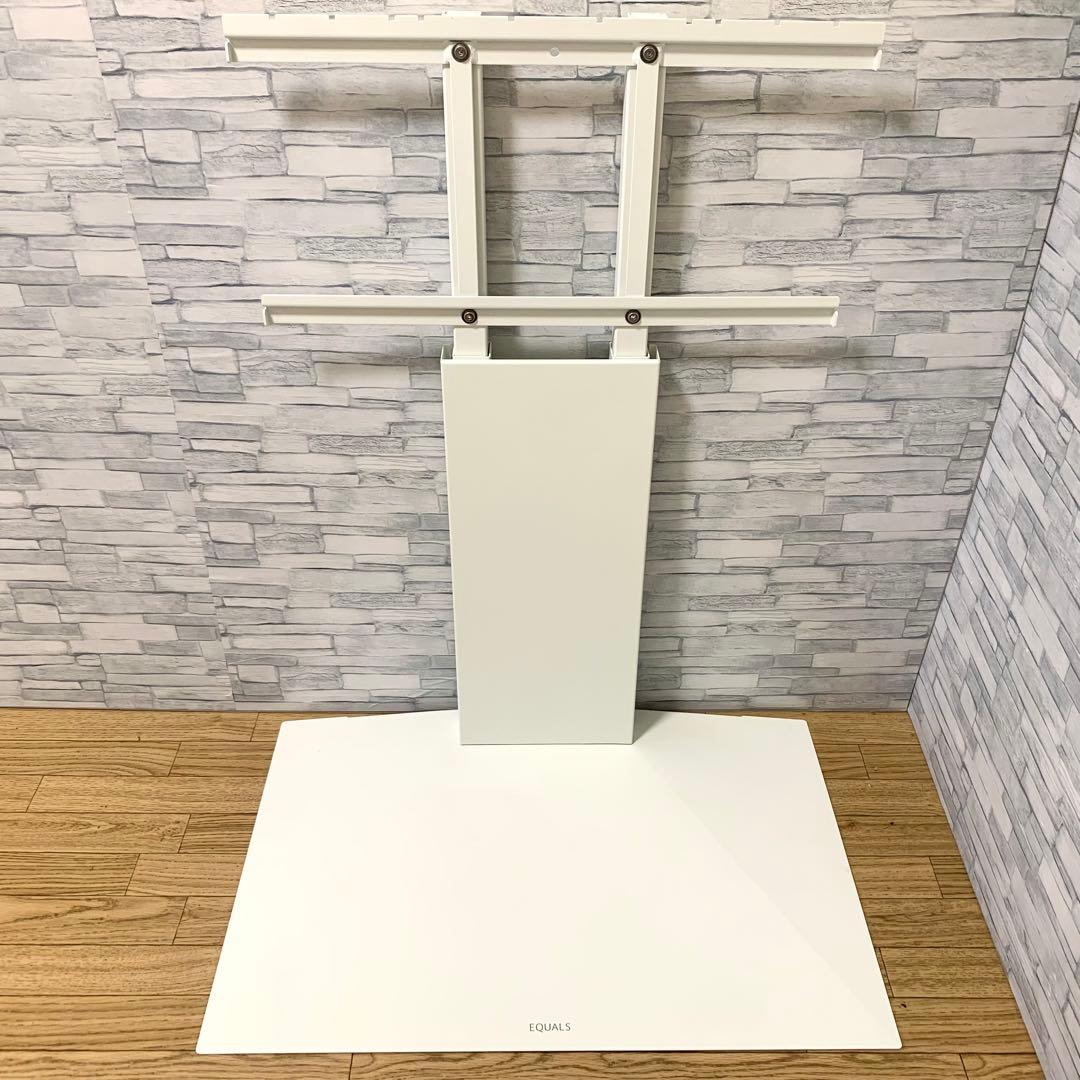 超美品 EQUALS WALL V3 LOW TYPE テレビスタンド ホワイト