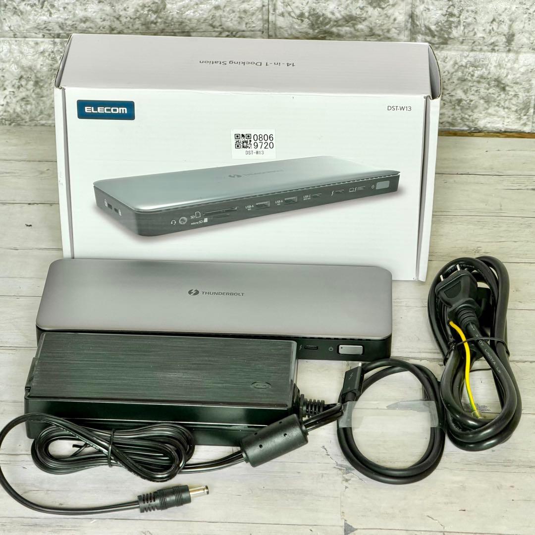 ELECOM DST-W13 Thunderbolt 4対応ドッキングシステム