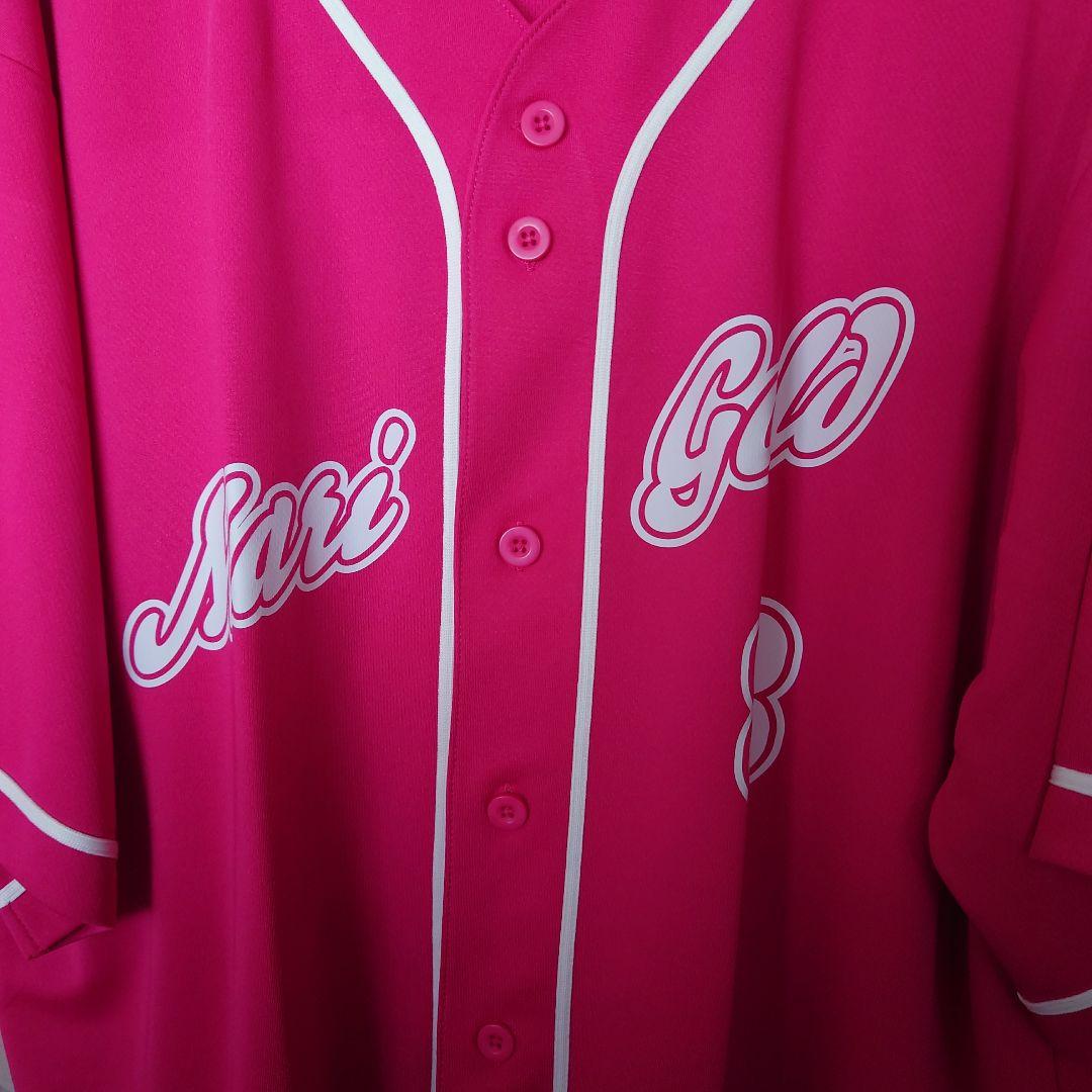 マリーゴールド 女子プロレス 桜井麻衣 #8 ベースボールシャツ XXL