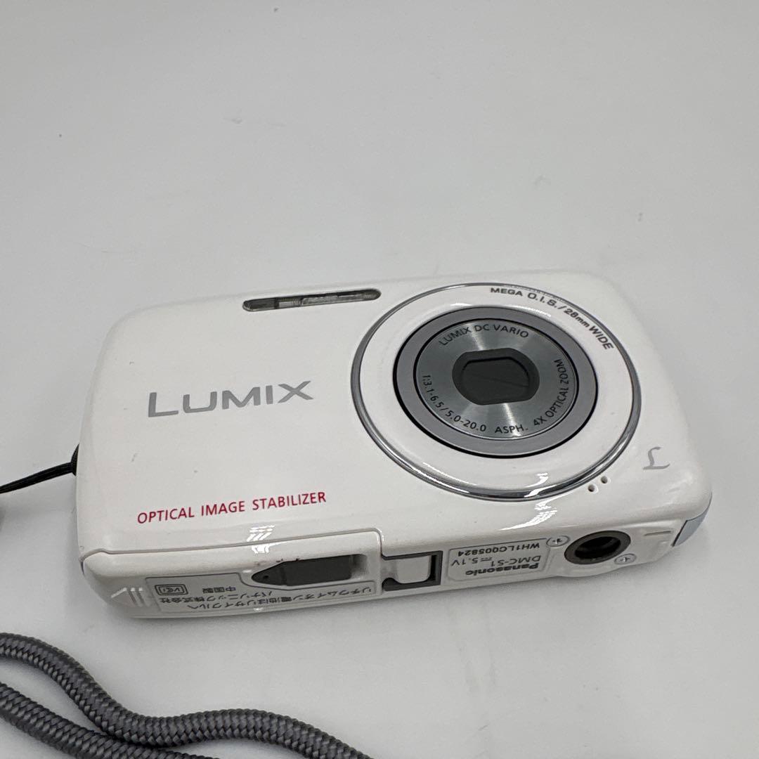 美品 Panasonic LUMIX DMC-S1 ホワイト