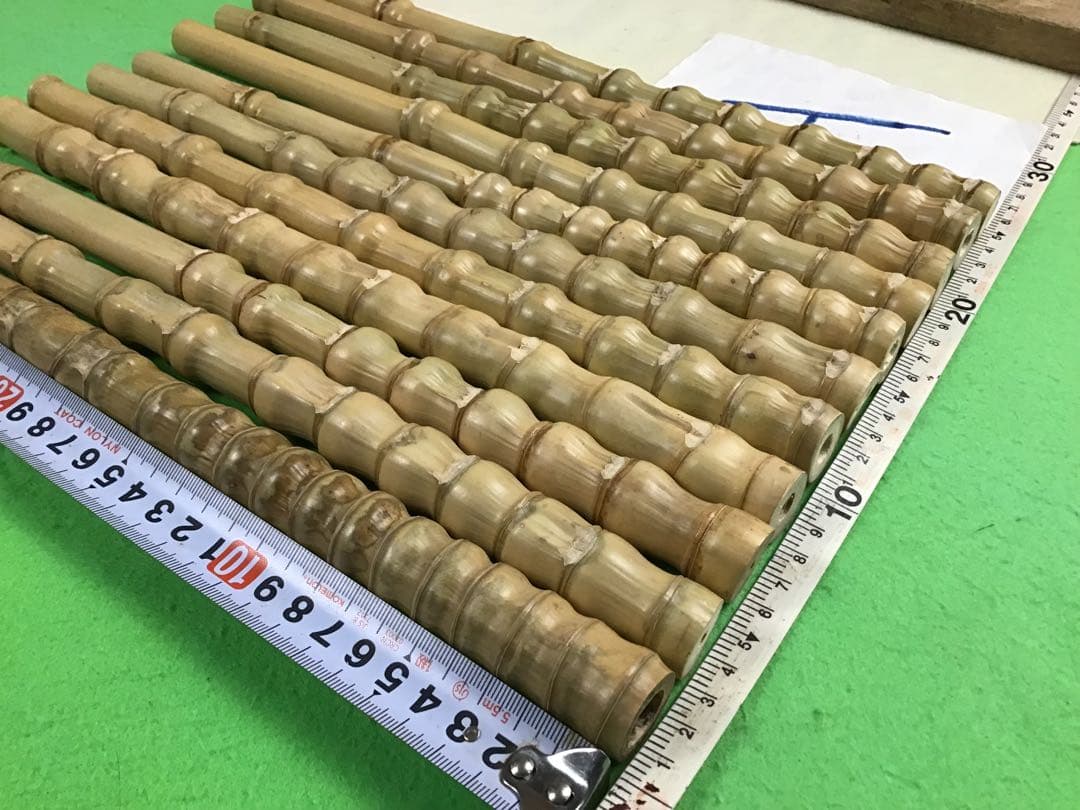 釣り具・その他グリップ用布袋竹「中太・極上物・芽取り済み」11本セットA