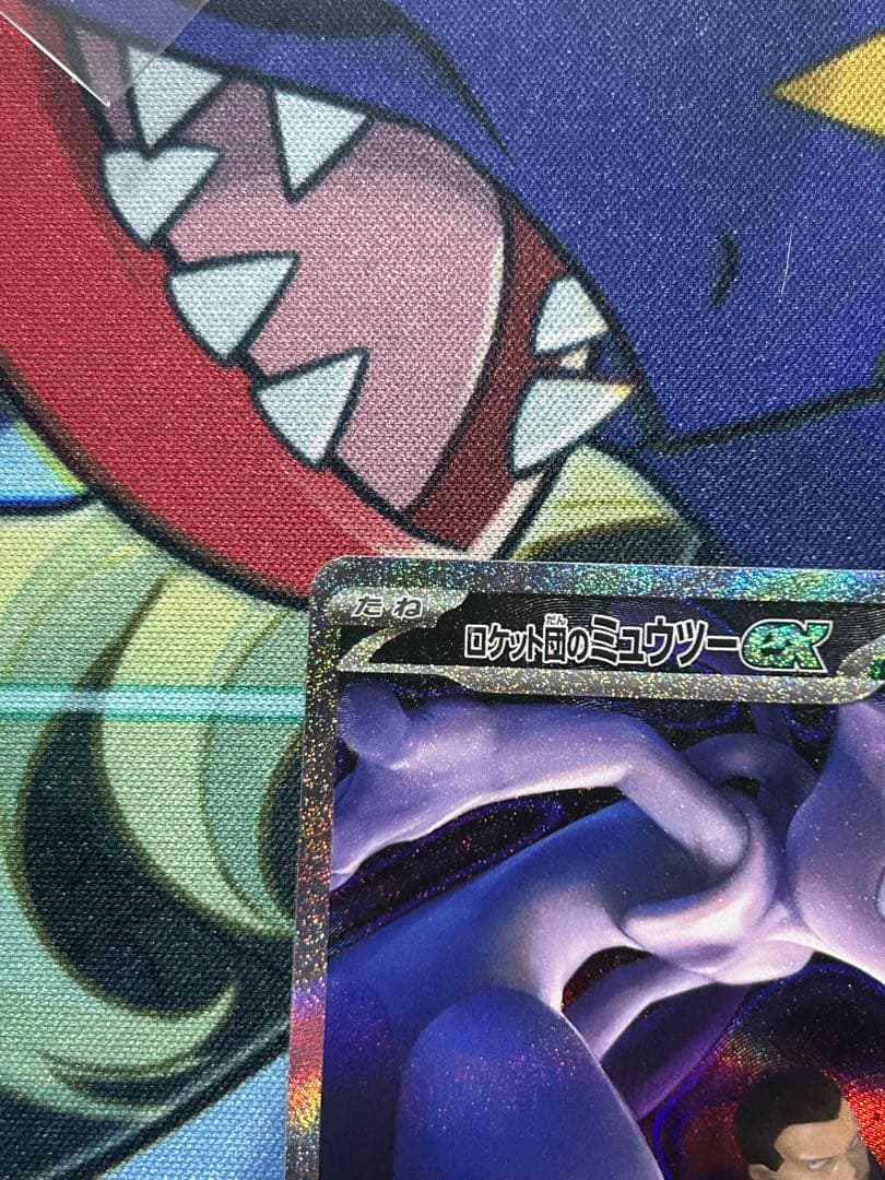 ロケット団のミュウツーex sar 裏面白かけ有り