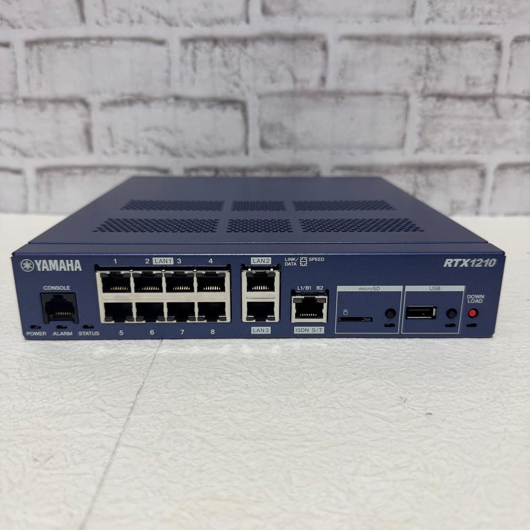 【極美品・初期化済み】YAMAHA RTX1210 VPNルーター