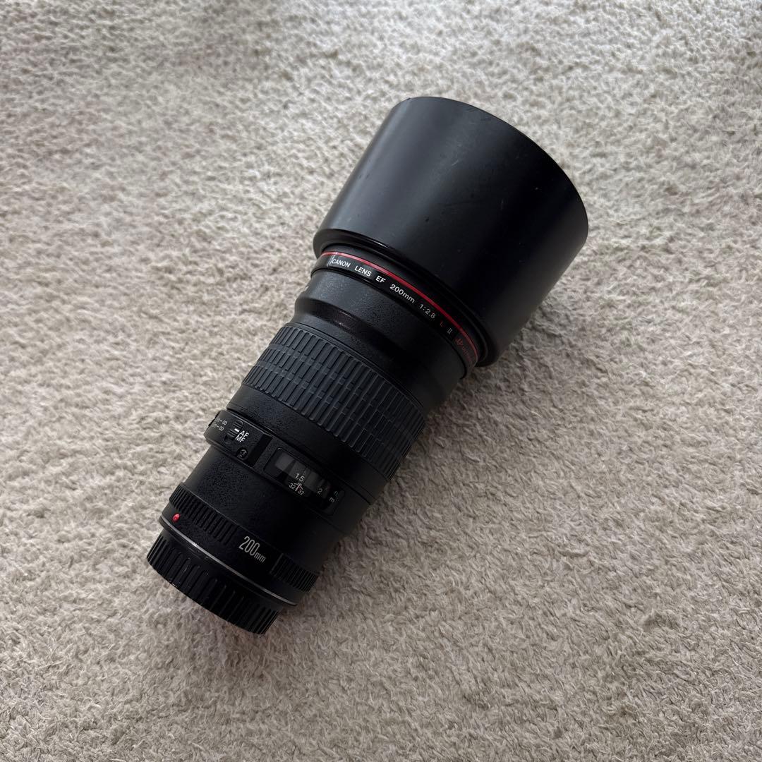 Canon EF200mm f/2.8L レンズ ET-83B付き