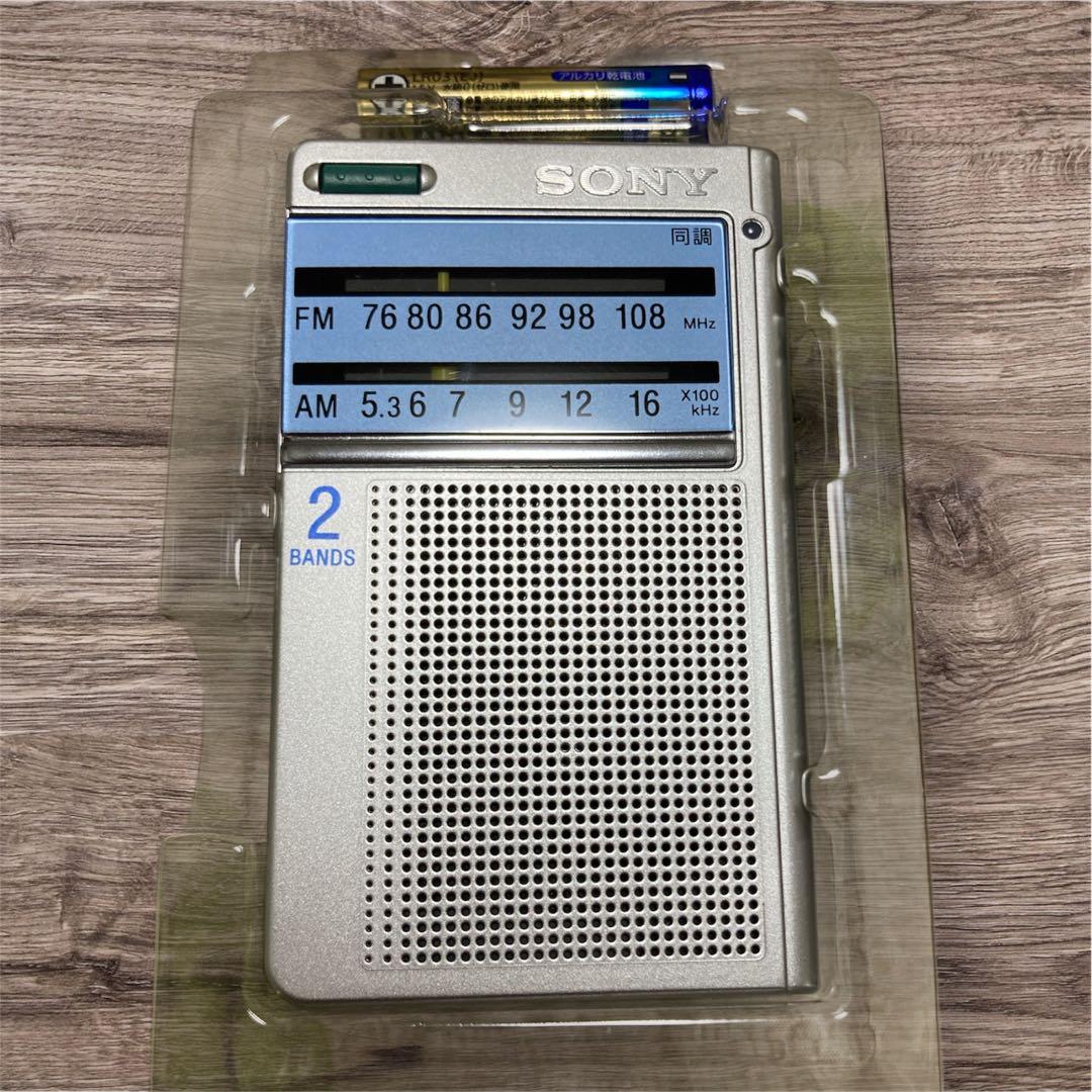SONY ソニー　ダイヤル選局・名刺サイズラジオ　ICF-T46