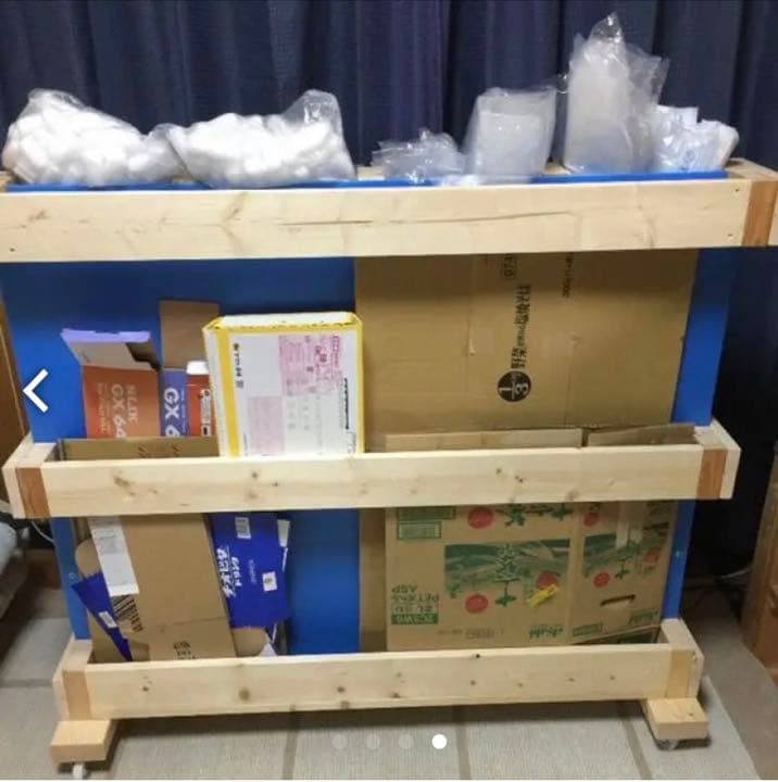 DIY  棚  ラック 梱包材  メルカリ輸送用