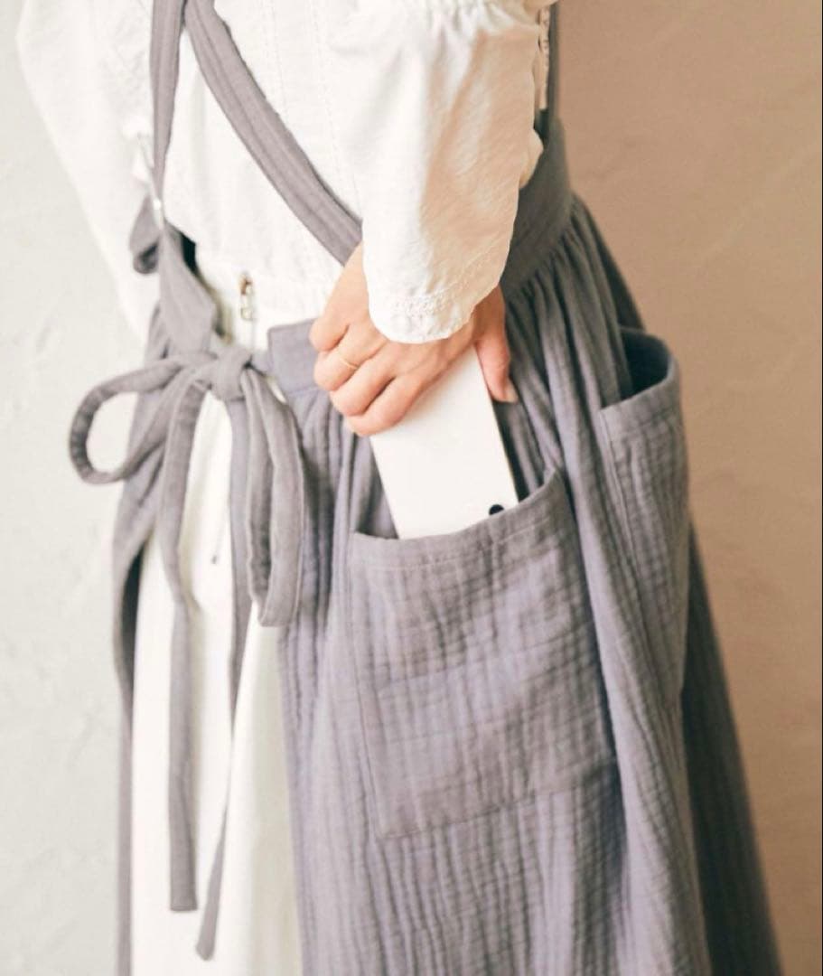 Parsley エプロン グレー