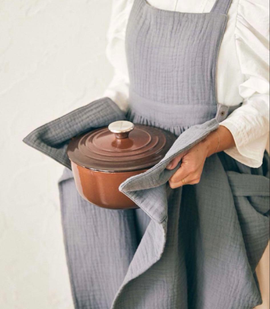 Parsley エプロン グレー