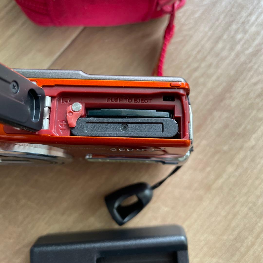 OLYMPUS オリンパス μ830 ミュー オレンジ コンパクトデジタルカメラ