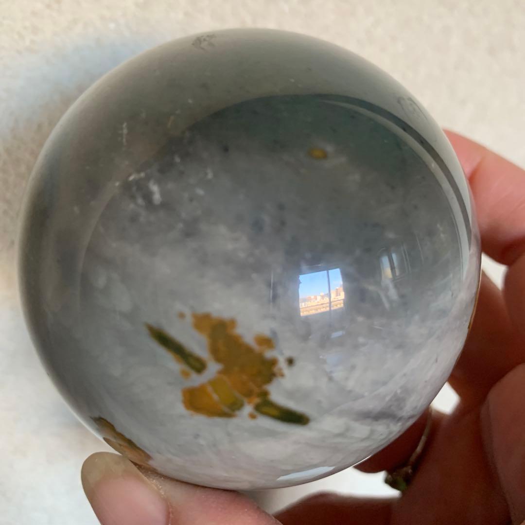 希少石！！マダガスカルオーシャンジャスパー大玉70.1mm まるで絵画！