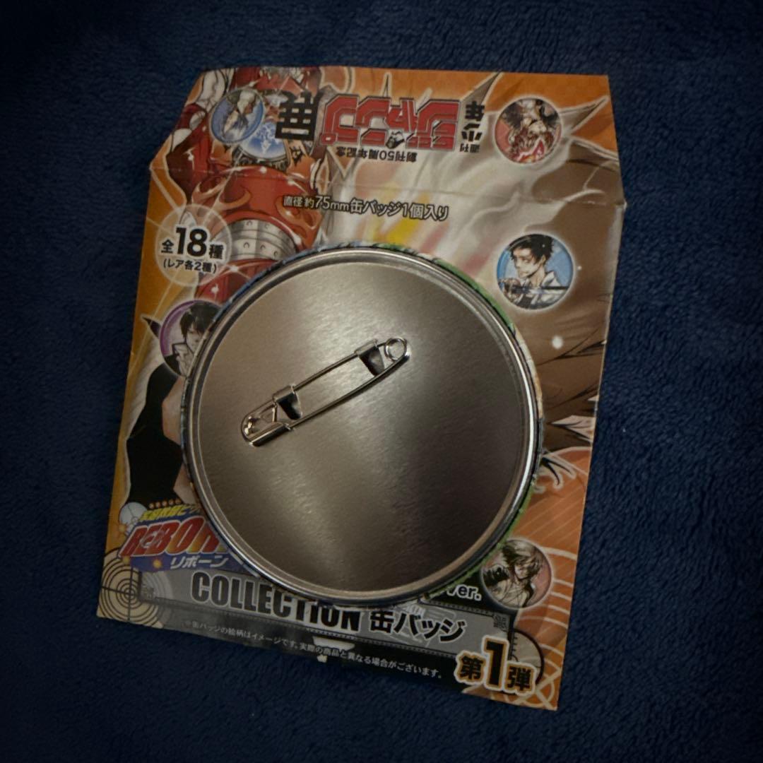 家庭教師ヒットマンREBORN! コレクション缶バッジ WJ50周年展 ディーノ