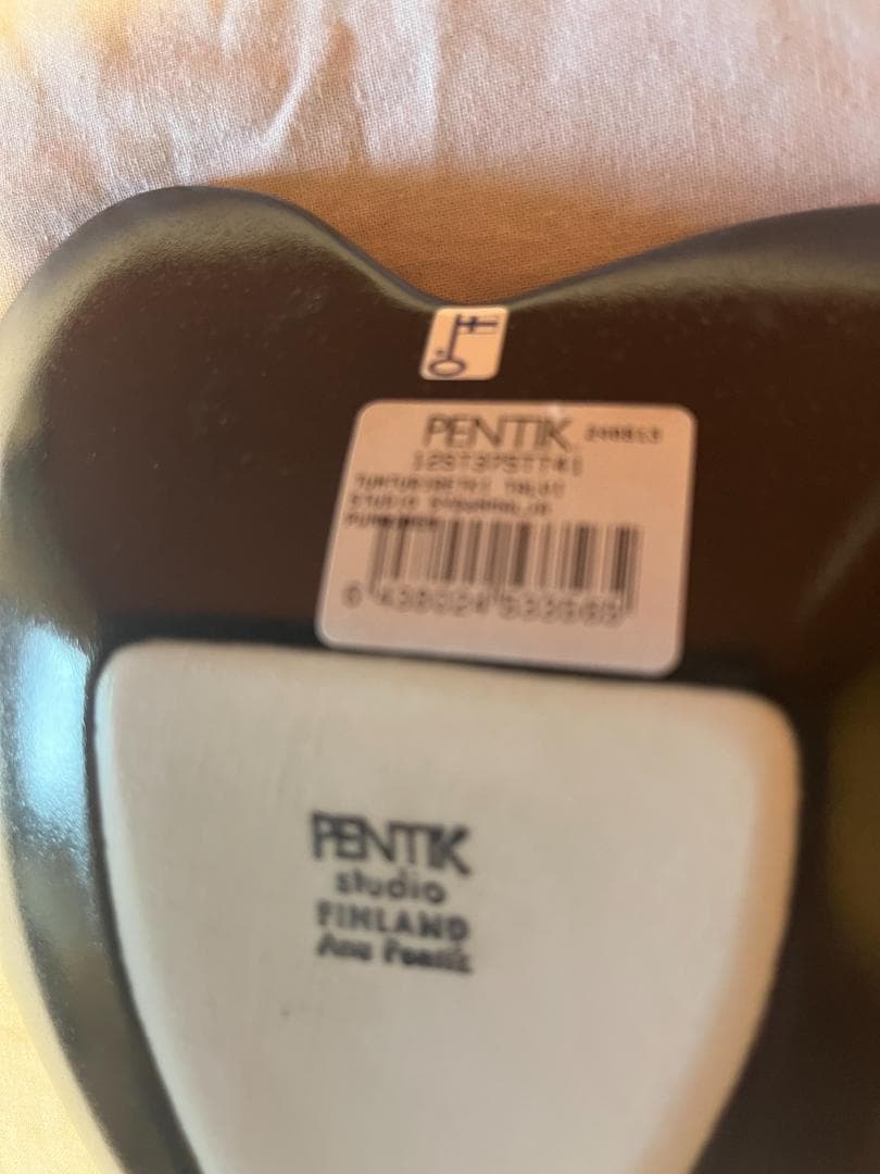 （新品未使用）フィンランド製PENTIK ペンティック ハート型大皿
