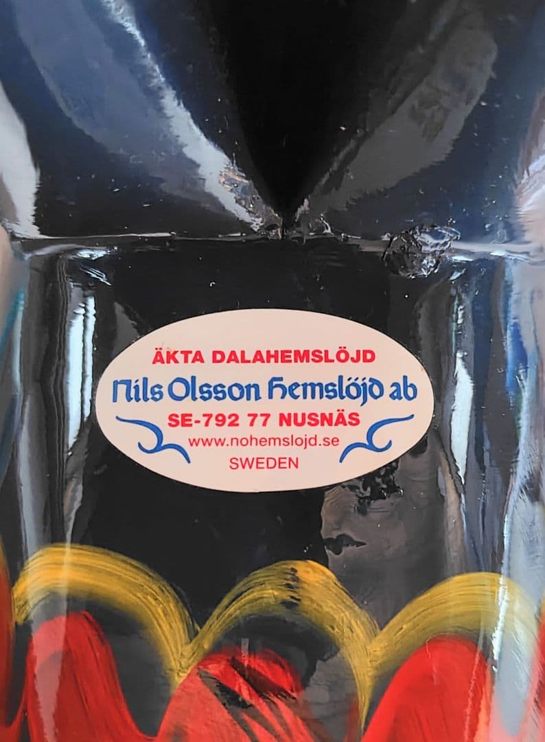 スウェーデンハウス限定 ダーラナホース 赤（大）・青（特大）２体セット