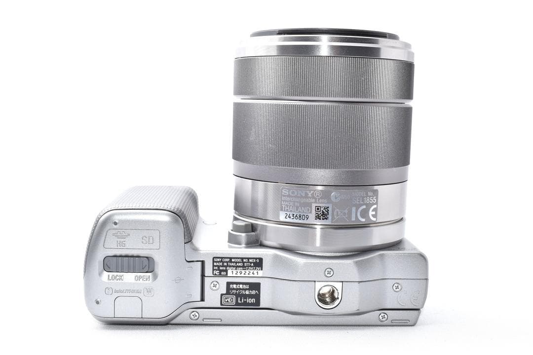 【元箱付き】SONY NEX-5 ミラーレスカメラ シルバー E 18-55mm