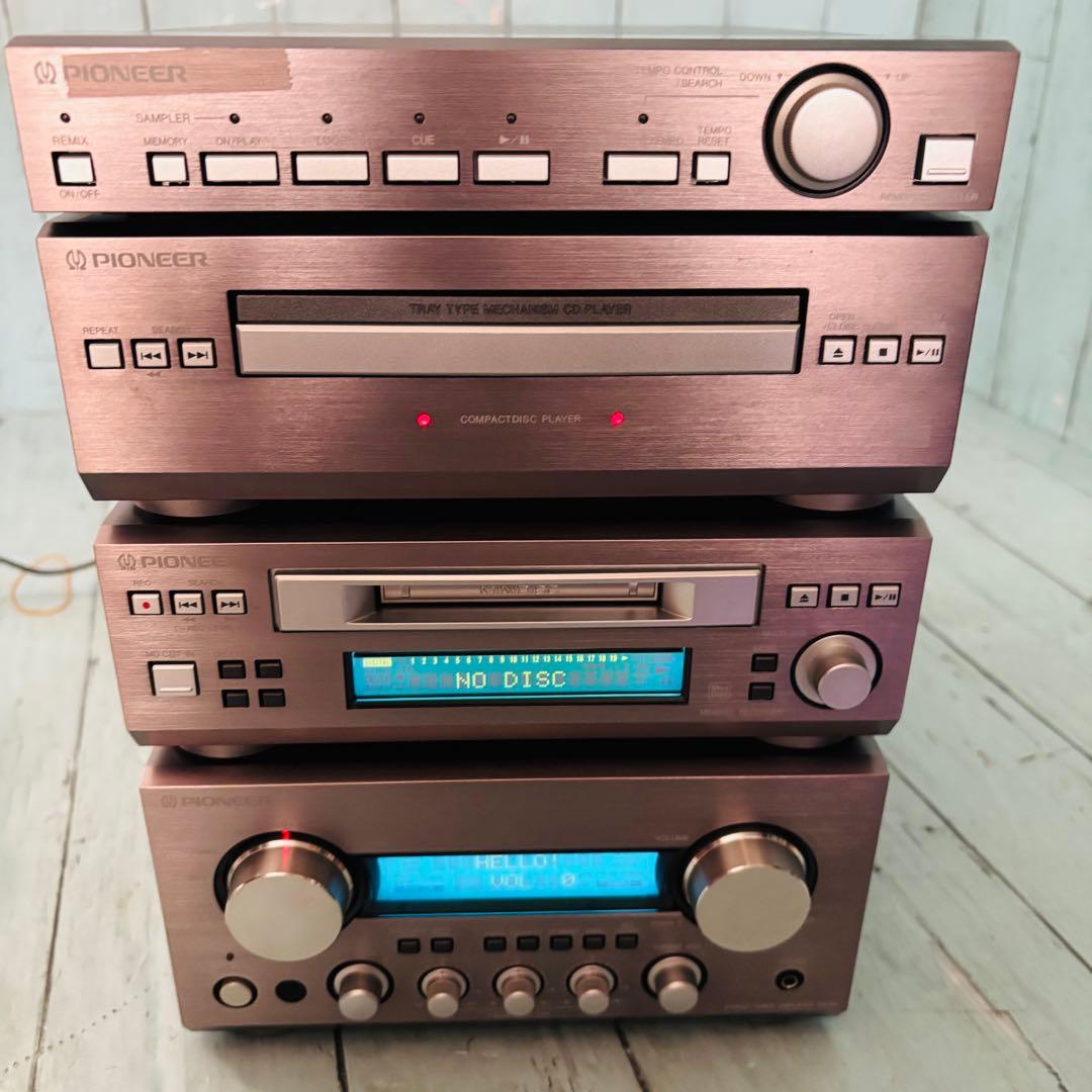 PIONEER パイオニア　ミニコンポ　SX-R9 MDCD 現状品　通電　美品