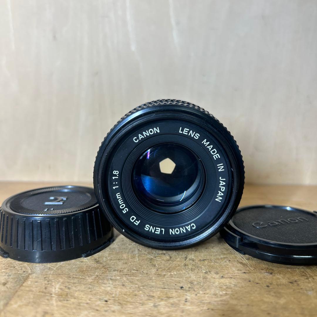 Canon AE-1+FD 50 f1.8 完動ボディー極美品