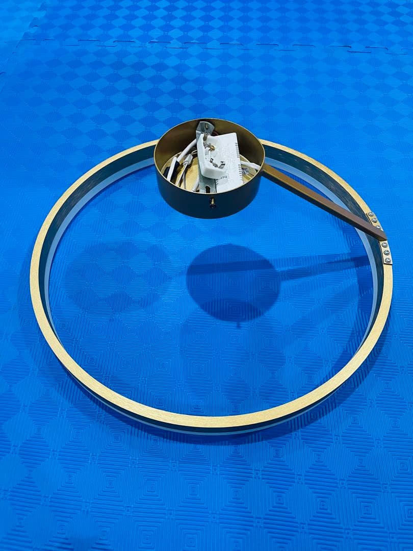 【美品】北欧風 LEDシーリングライト 調光調色 リングライト