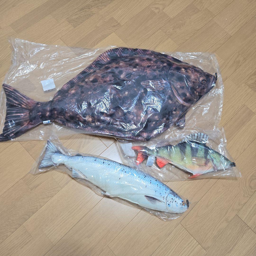 【未使用】DULTON フィッシーズ フィッシュクッション 3種セット